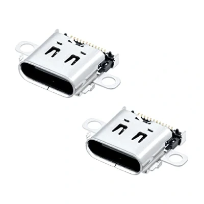 Afbeelding van Mcbazel Lot 2 Switch Charging Socket Connector, Type C Port Connector Replacement for NS Console Only