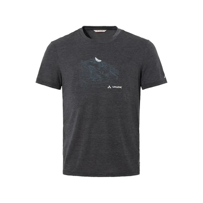 Afbeelding van Vaude Tekoa Tshirt print, Heren, Maat: Small, black