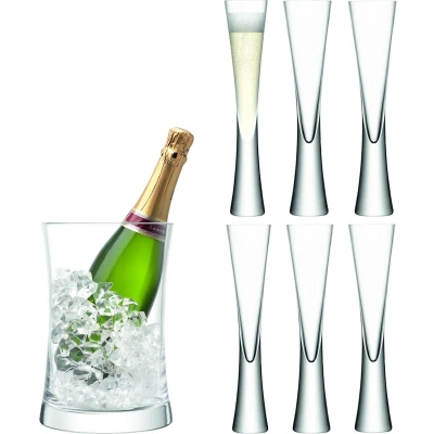 Afbeelding van Champagne Serveerset L.S.A. Moya (7 delig)