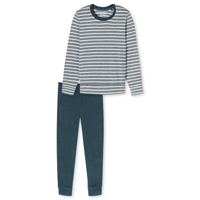 Afbeelding van Schiesser Casual Essentials Pyjama, Dames, Maat: 36, Jeansblau