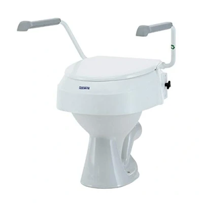 Afbeelding van Invacare 900 toiletverhoger met armsteun wit 10128 10
