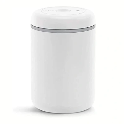 Afbeelding van Fellow Products Atmos Vacuüm Voorraadbus Staal Wit 1200 ml