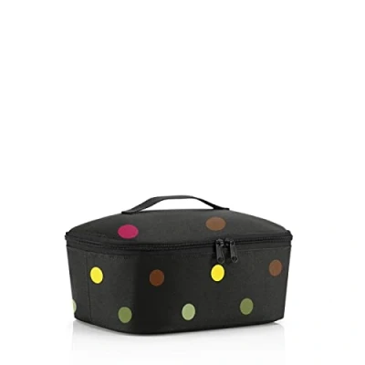 Afbeelding van Reisenthel Coolerbag M Pocket Koeltas 4,5L Dots Zwart