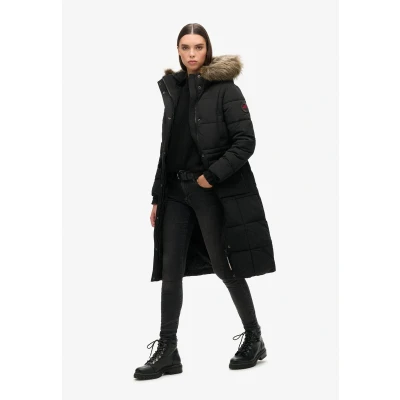 Afbeelding van Superdry Everest Longline Pufferjack Zwart 2XS Vrouw