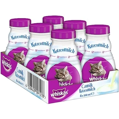 Afbeelding van Whiskas Kattenmelk 200Ml (Doos Van 6)