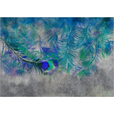 Afbeelding van Fotobehang Peacock Feathers Vliesbehang