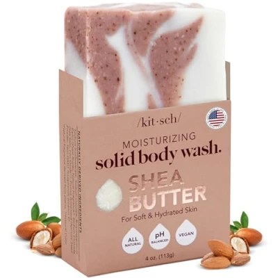 Afbeelding van Kitsch Shea Butter Moisturizing Body Wash Bar Exfoliërend