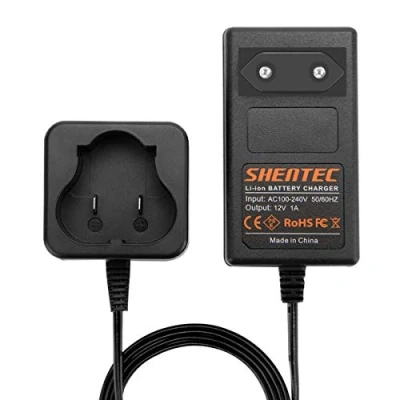Afbeelding van Shentec 12 V Li ION acculader voor Black and Decker BL1110 BL1310 BL1510 LB12 LBX12 LBXR12 (niet Ni MH/Ni CD batterijen)