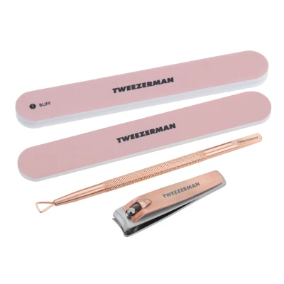 Afbeelding van Tweezerman Rose Gold Manicure Kit Nagellak Beautytasting