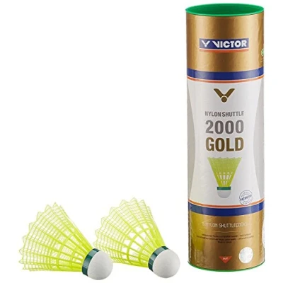 Afbeelding van VICTOR Nylon shuttle 2000 goud wit groen
