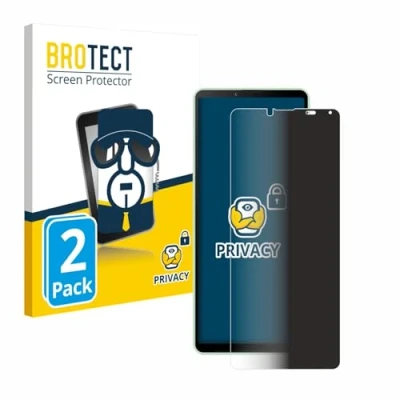 Afbeelding van BROTECT privacy screenprotector voor Sony Xperia 10 V Folie Beschermfolie Blauwlichtfilter (2 Stuks)