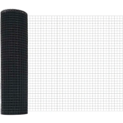 Afbeelding van vidaXL Gelaste Draadafsluiting Grijs 0.5x50 m Staal
