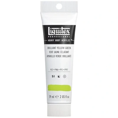 Afbeelding van Liquitex 1045840 Professional Heavy Body acrylverf in kunstenaarskwaliteit met uitstekende lichtechtheid en boterachtige consistentie, 59ml Tube, Brilliant Yellow Green