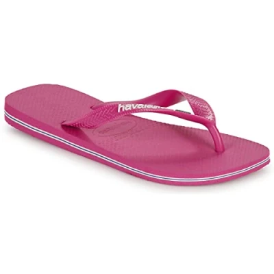 Afbeelding van Havaianas FLIP FLOP Brasil LOGO Teenslippers, Maat: 45 46, Rose Kunststof