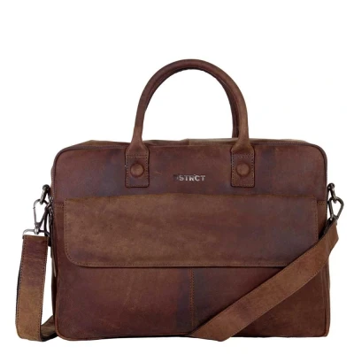 Afbeelding van DSTRCT Wall Street Workingbag 17&quot; brown Laptoptas