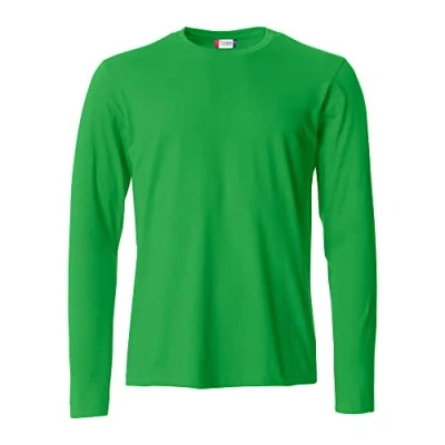 Afbeelding van Clique Basic T L/S 029033 Appel groen M