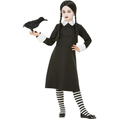 Afbeelding van Gothic Schoolmeisje Kostuum Groot