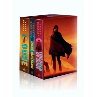 Afbeelding van Frank Herbert&#039;s Dune Saga 3 Book Deluxe Hardcover Boxed Set: Dune, Messiah, and Children of