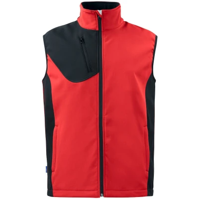 Afbeelding van ProJob 3702 SOFTSHELL BODYWARMER 643702 Rood 5XL