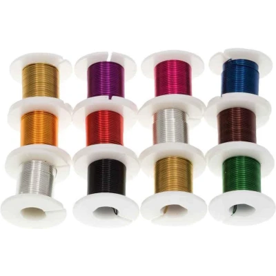 Afbeelding van Koperdraad (0.4 mm) Mix Color (12 x 2.75 Meter)