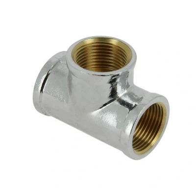 Afbeelding van Bonfix Verchroomd T stuk 3/8&quot;