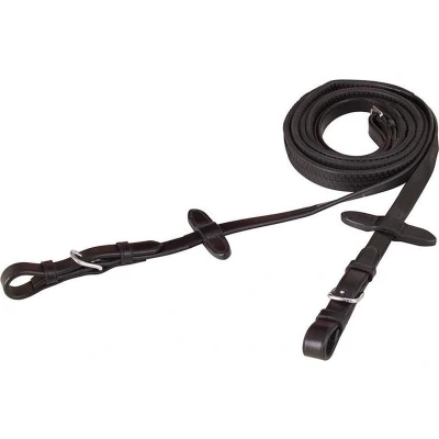 Afbeelding van BR Teugel Eventa Grip 16mm Full Zilver Zwart