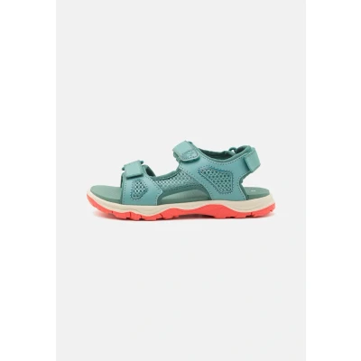 Afbeelding van Jack Wolfskin Taraco Beach Unisex Outdoorsandalen voor kinderen, Maat: 28, Soft jade Imitatieleer/ textiel