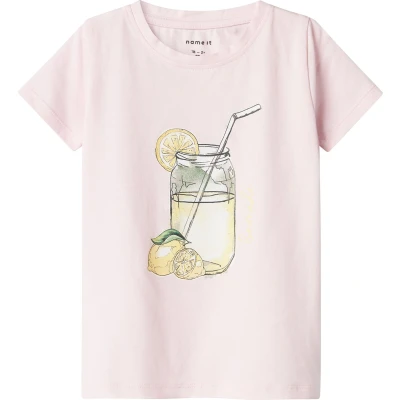 Afbeelding van NAME IT MINI T shirt lichtroze