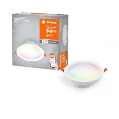 Afbeelding van LEDVANCE Armatuur: voor plafond, SMART RECESS DOWNLIGHT TW AND RGB / 12 W,