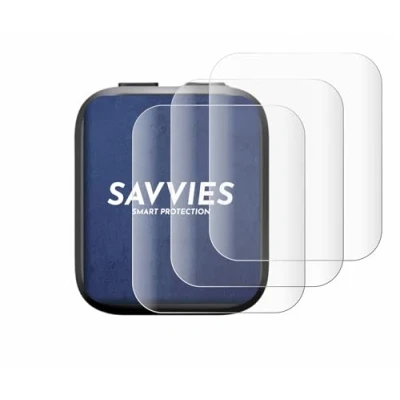 Afbeelding van Savvies Screenprotector voor Insta360 GPS preview remote Folie Beschermfolie transparant volledig dekking (4 Stuks)