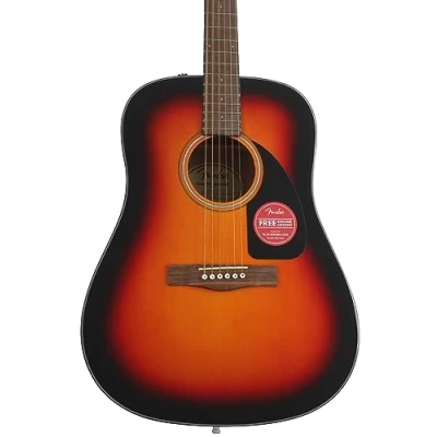 Afbeelding van Fender CD 60 V3 Sunburst WN akoestische westerngitaar met koffer