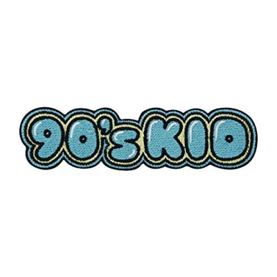 Afbeelding van Finally Home 90&#039;s Kid Retro Vintage patch om op te strijken, Old School jaren &#039;90, strijkpatches, patches voor volwassenen, jeansjassen en andere kleding