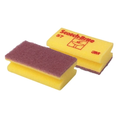 Afbeelding van Schuurspons 3M Scotch Brite geel