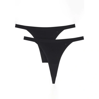 Afbeelding van Triumph Smart Natural Brazilian 2 PACK String, Dames, Maat: S/M, Black