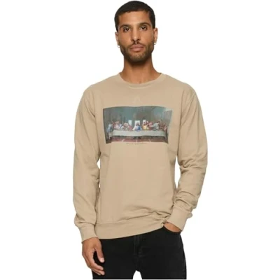 Afbeelding van Mister Tee CANT HANG WITH US Crewneck Sweater, Heren, Maat: XS, Darksand