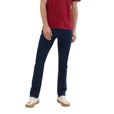 Afbeelding van TOM TAILOR Josh Regular Slim Jeans voor heren, 10138 Rinsed Blue Denim, 29W x 30L