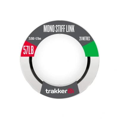 Afbeelding van Trakker Mono Stiff Link Clear Onderlijnmateriaal 0.70mm/25.85kg (20m) Karper onderlijn materiaal