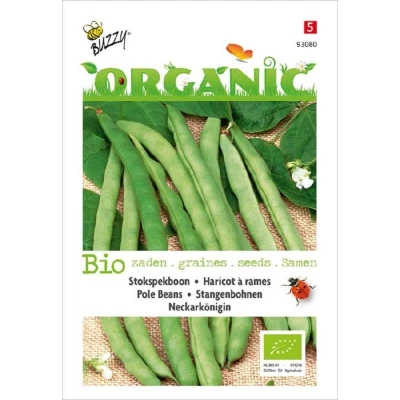 Afbeelding van Stokspekboon Neckarkönigin Buzzy Organic (BIO)