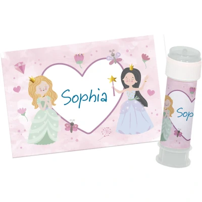 Afbeelding van Pretty Princess Bellenblaas Stickers 6 stuks
