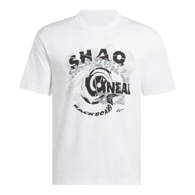 Afbeelding van Reebok SHAQ Spiral TEE Tshirt print, Heren, Maat: Large, White