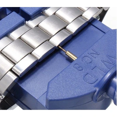 Afbeelding van CHPN Horlogeband inkorter Horloge Pin Verwijderaar Horlogegereedschap Eenvoudig Schakels Verwijderen Blauw Universeel