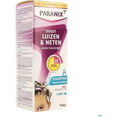 Afbeelding van Paranix Shampoo + Conditioner Anti Luizen en Neten Kam