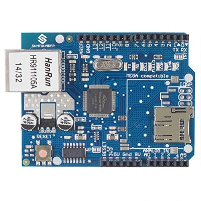 Afbeelding van SunFounder Ethernet Shield W5100 compatible with Arduino UNO R3 Mega 1280 A057