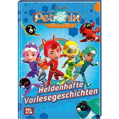 Afbeelding van Petronix Defenders: Heldenhafte Vorlesegeschichten: 4 spannende Geschichten mit vielen Tieren und Technik (ab 3 Jahren)