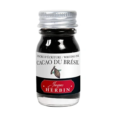 Afbeelding van J.Herbin 11545T (1 inktflacon 10 ml voor vulling) cacaobruin