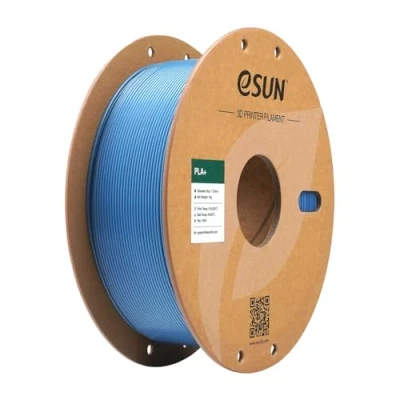 Afbeelding van eSUN High Speed PLA filament 1,75 mm, PLA+3D printer filament, maatnauwkeurigheid +/ 0,05 1 kg (2,2 lb) spoel 3D printing (Haze blauw, 1KG)