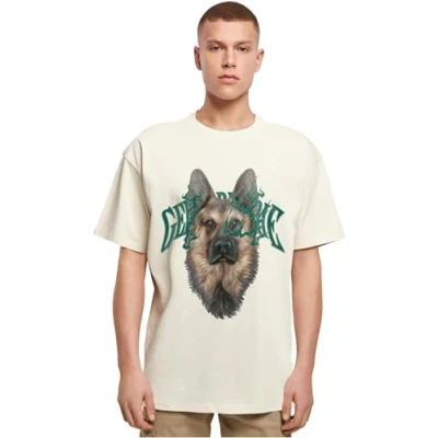 Afbeelding van Upscale by Mister Tee Gendarmerie Tshirt print, Heren, Maat: Medium, Sand