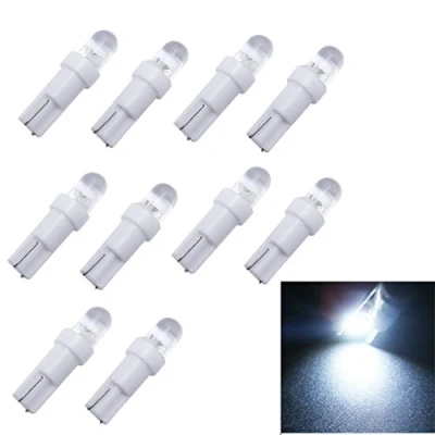 Afbeelding van BOOMBOOST 10 Stuks T5 Wedge LED Gloeilampen W2 1LED W5W Xenon Wit Dashboard Auto 12 V