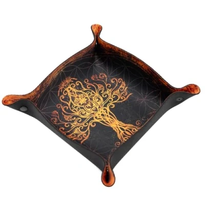Afbeelding van Dobbelstenenbak Dobbelbak voor bord en rollenspellen Wonder Book, Roll Player, Ashes Reborn Mythische Boom