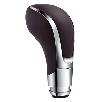 Afbeelding van Qiilu Automatische versnellingspook knop stick handvat hendel (Brown